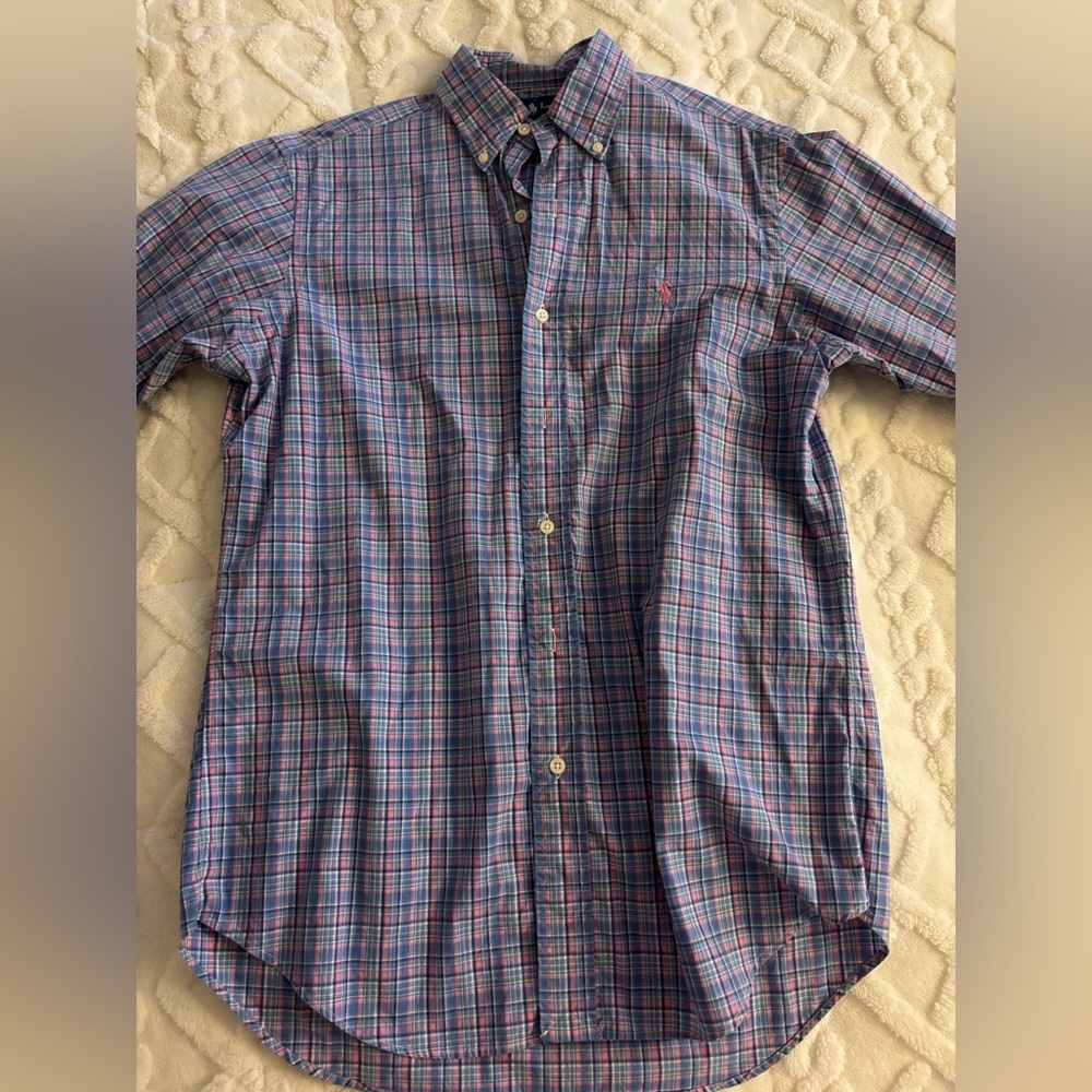 MENS VINTAGE RALPH LAUREN PLAID SHIRT